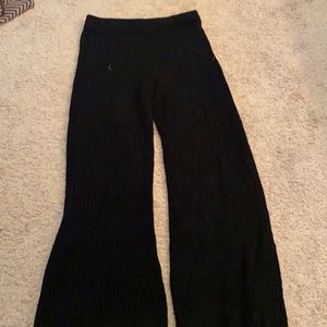 Knit sweater pants